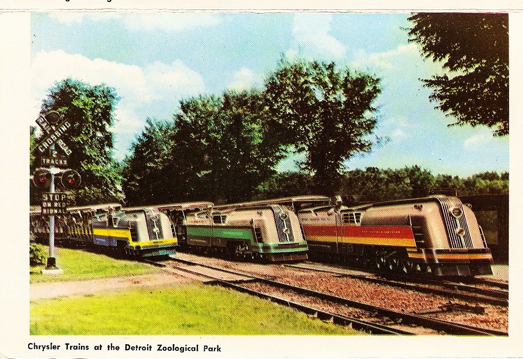 Chrysler Trains Detroit Zoological Park. 1957 Roberto41144 Flickr