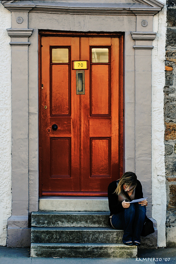 The Woman at the Door Flickr