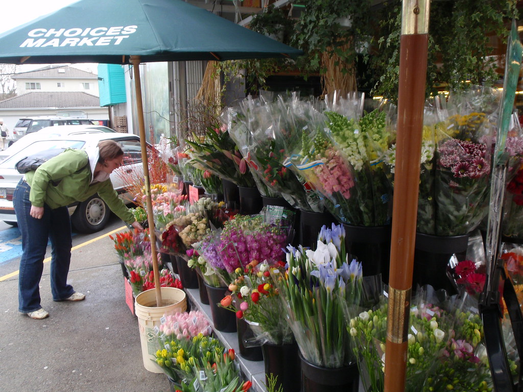 Fair trade flowers Fair trade flowers sold at Choices Mark… Rex