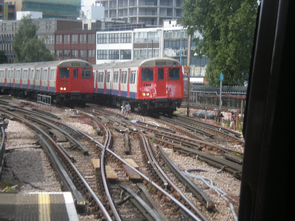 Harrow On The Hill Two Metropolitan Line trains wait their… Flickr