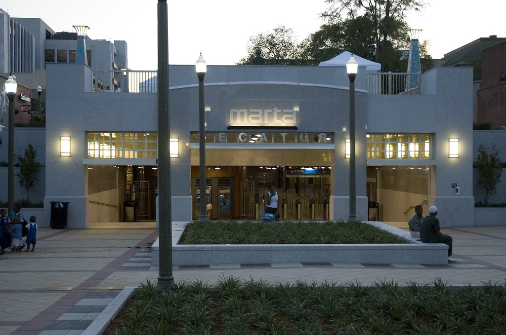 New MARTA Station, Decatur Part of the renovation of the S… Flickr