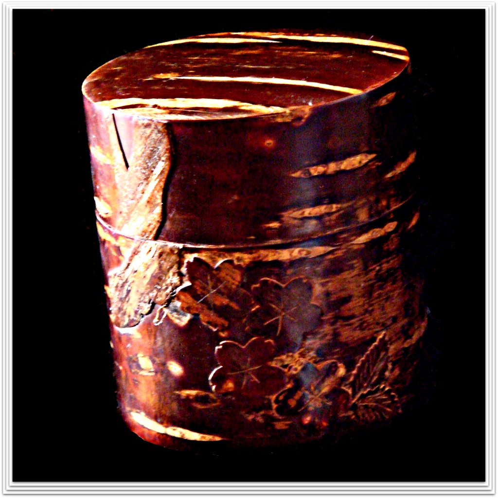 A traditional Japanese cherry wood green tea cannister Flickr