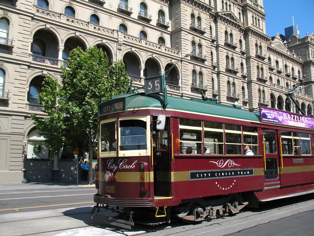 Melbourne City Circle Tram Melbourne's famous 'W' Class Ci… Flickr