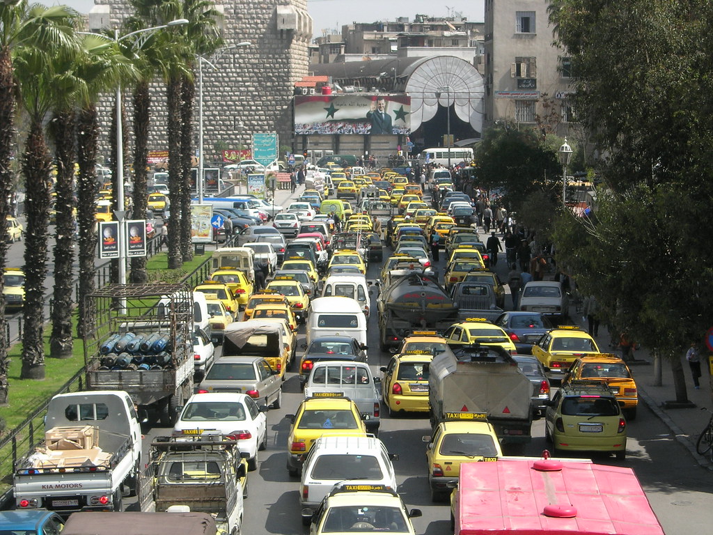 DSCN1636 Traffic jam on Sharia anNasr near Damascus' cita… Flickr
