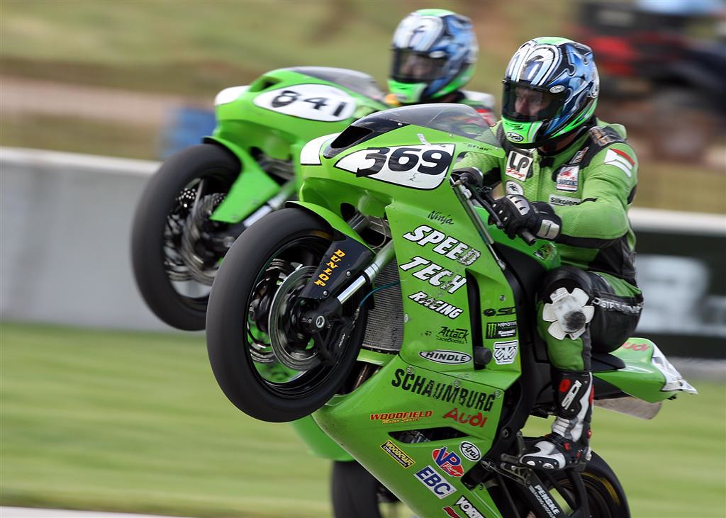 Brian Hall and Jason Farrell Road America after AMA race Flickr