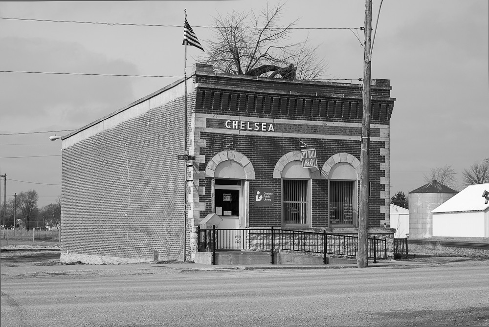 Chelsea, Iowa It was the old Chelsea Savings Bank and is n… Flickr