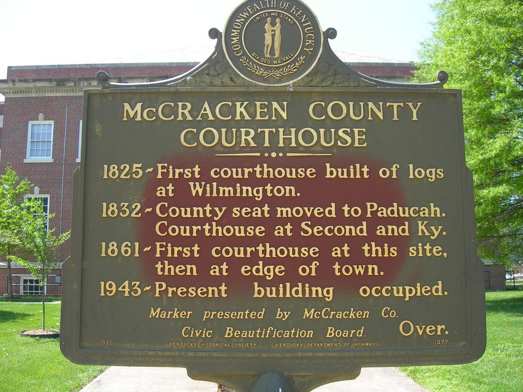 McCracken County Court House Marker Paducah, Kentucky Jimmy Emerson