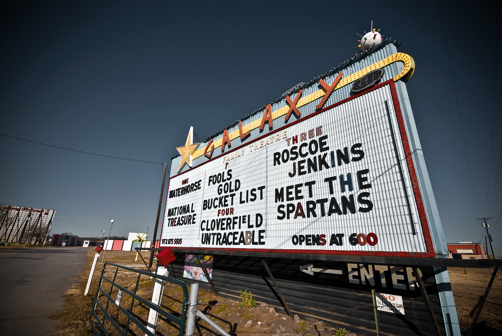 Galaxy DriveIn Galaxy DriveIn Theatre off I45 in Ennis,… Flickr