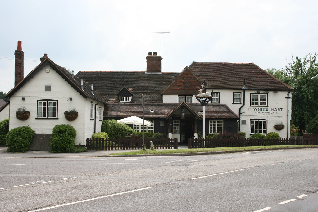 Pirbright, The White Hart, 31st May 2008 This old pub is