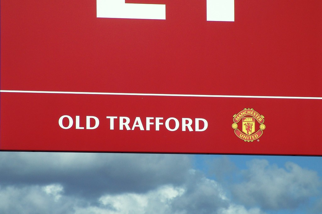 Old Trafford A bit of the sign outside Old Trafford Manche… Flickr