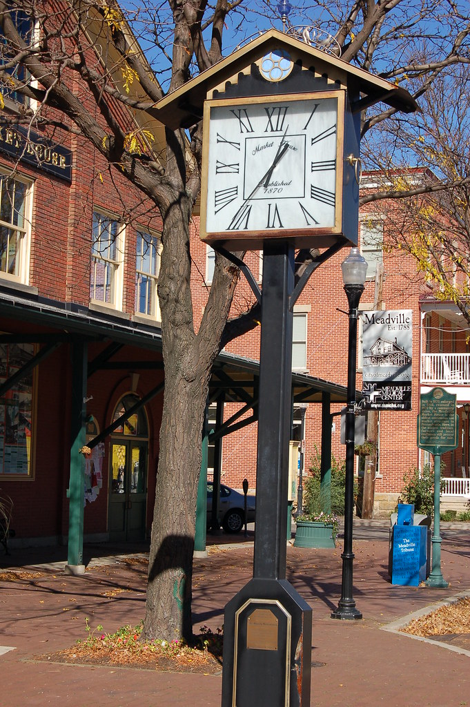Meadville Clock PA Oct 2007 I was really lucky that th… Flickr