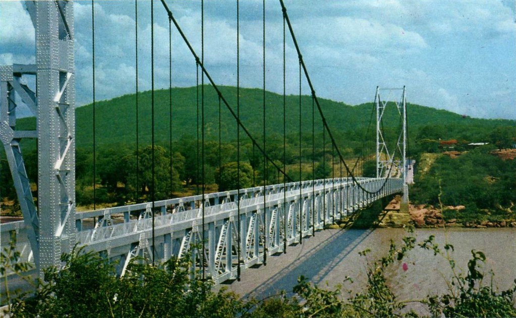 Rhodesia (now Zimbabwe) Chirundu Otto Beit Bridge c1964 Flickr