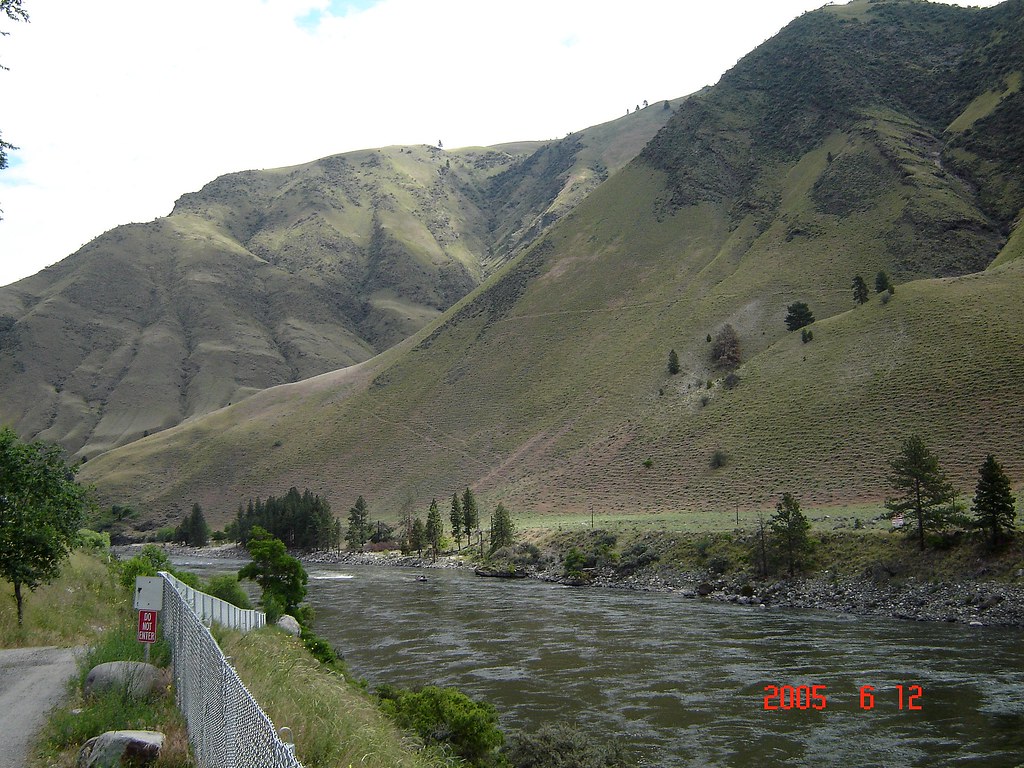 River, mountains... Riggins, Idaho Mariusz Flickr