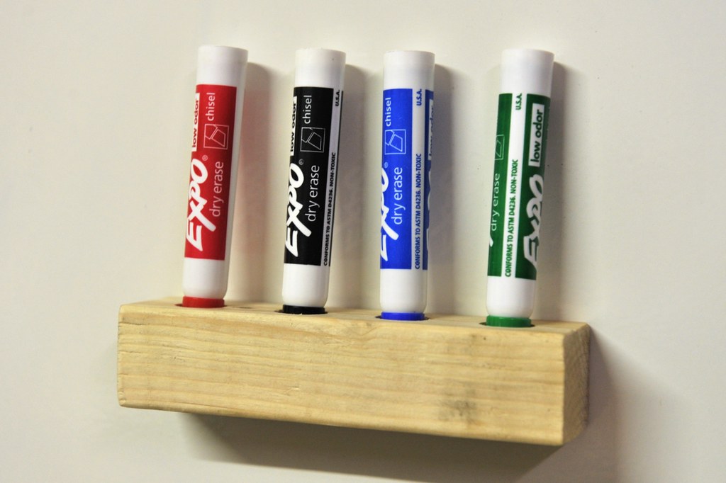 Dry erase marker holder Pretty simple it's a 6.5" long pi… Flickr
