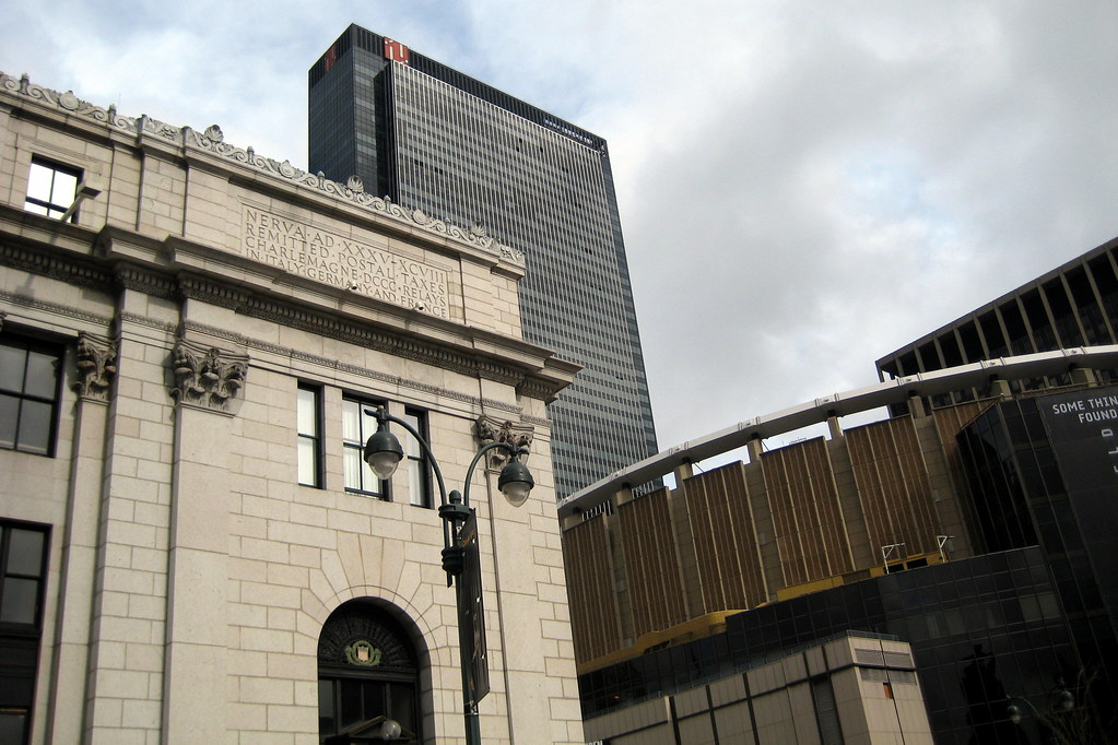 NYC James Farley Post Office, 1 Penn Plaza and Madison Square Garden