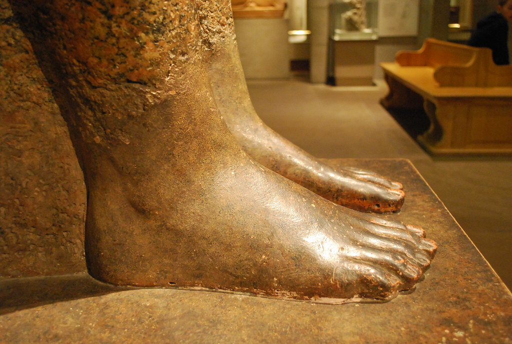 Egyptian feet. British Museum 2009 Art Traveller Flickr