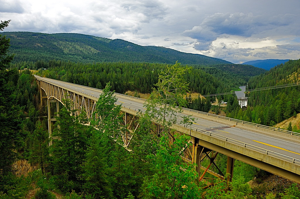 Moyie River Bridge From Wikipedia "The Moyie River Canyon… Flickr