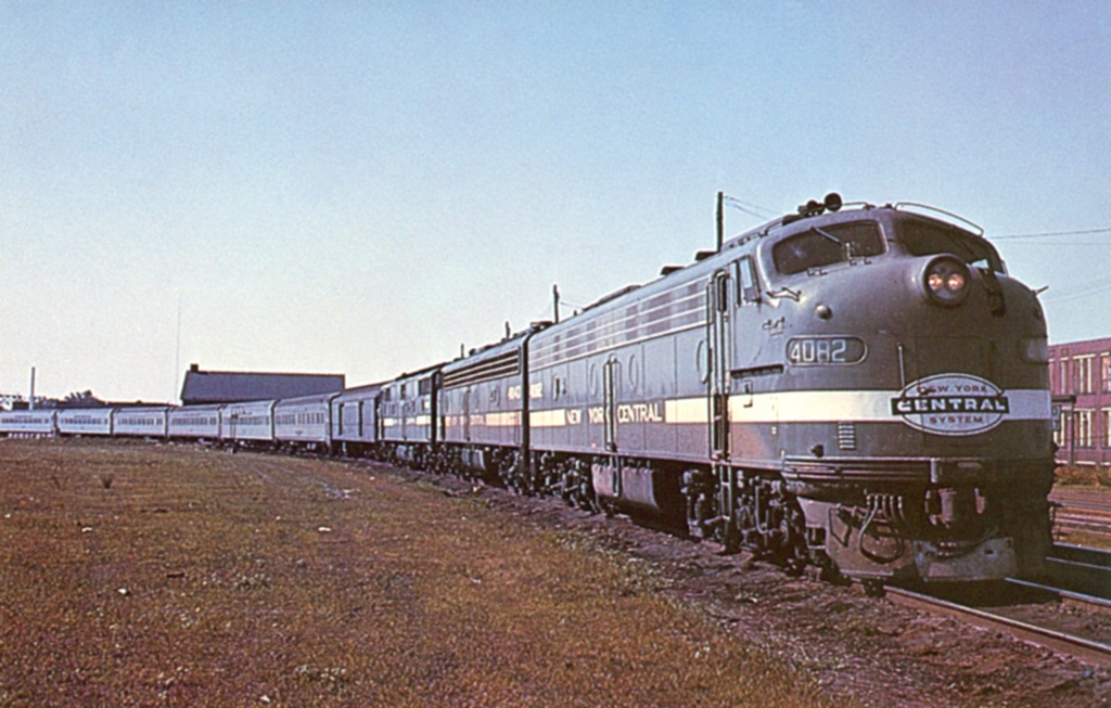 Postcard New York Central Railroad "New England States" passenger