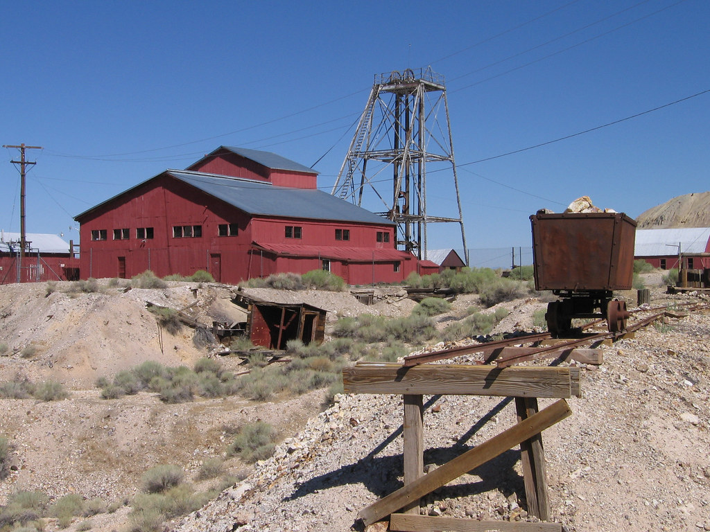 Tonopah Tonopah Historic Mining Park Mizpah Mine Headfram… Flickr