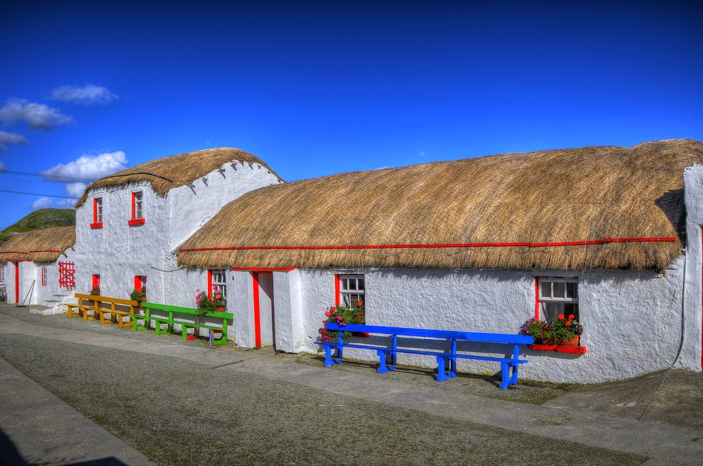 DOAGH FAMINE VILLAGE, DOAGH ISLAND, INISHOWEN, CO. DONEGAL, IRELAND a