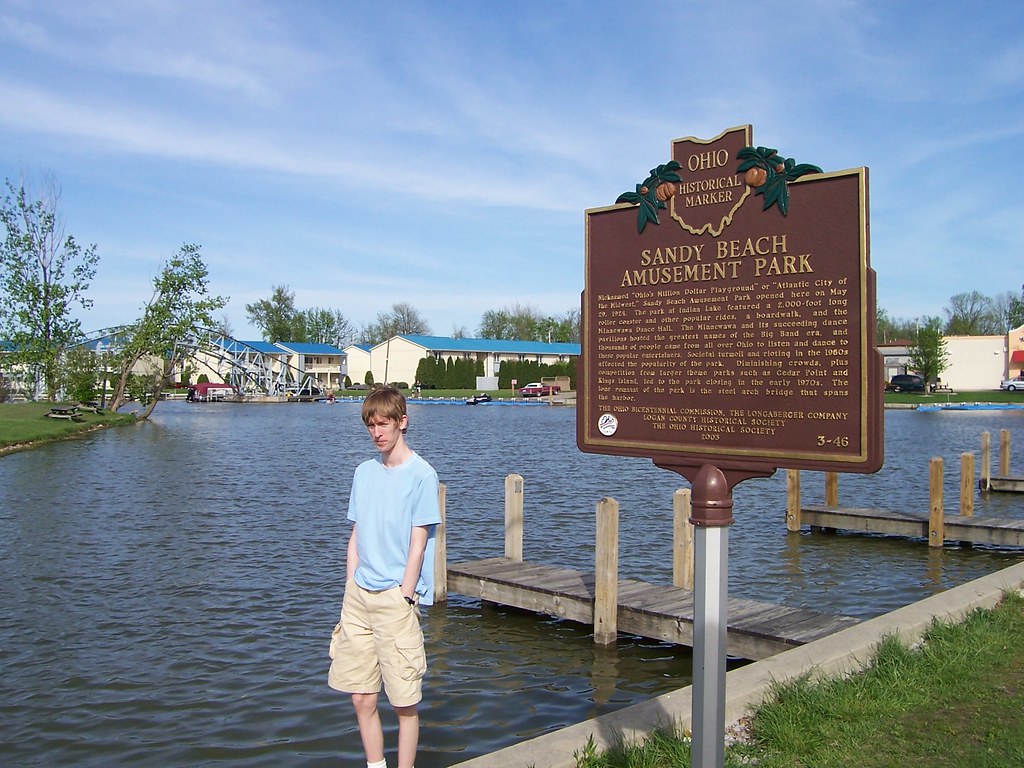 OH Russells Point Marker Sandy Beach Amusement Park Flickr