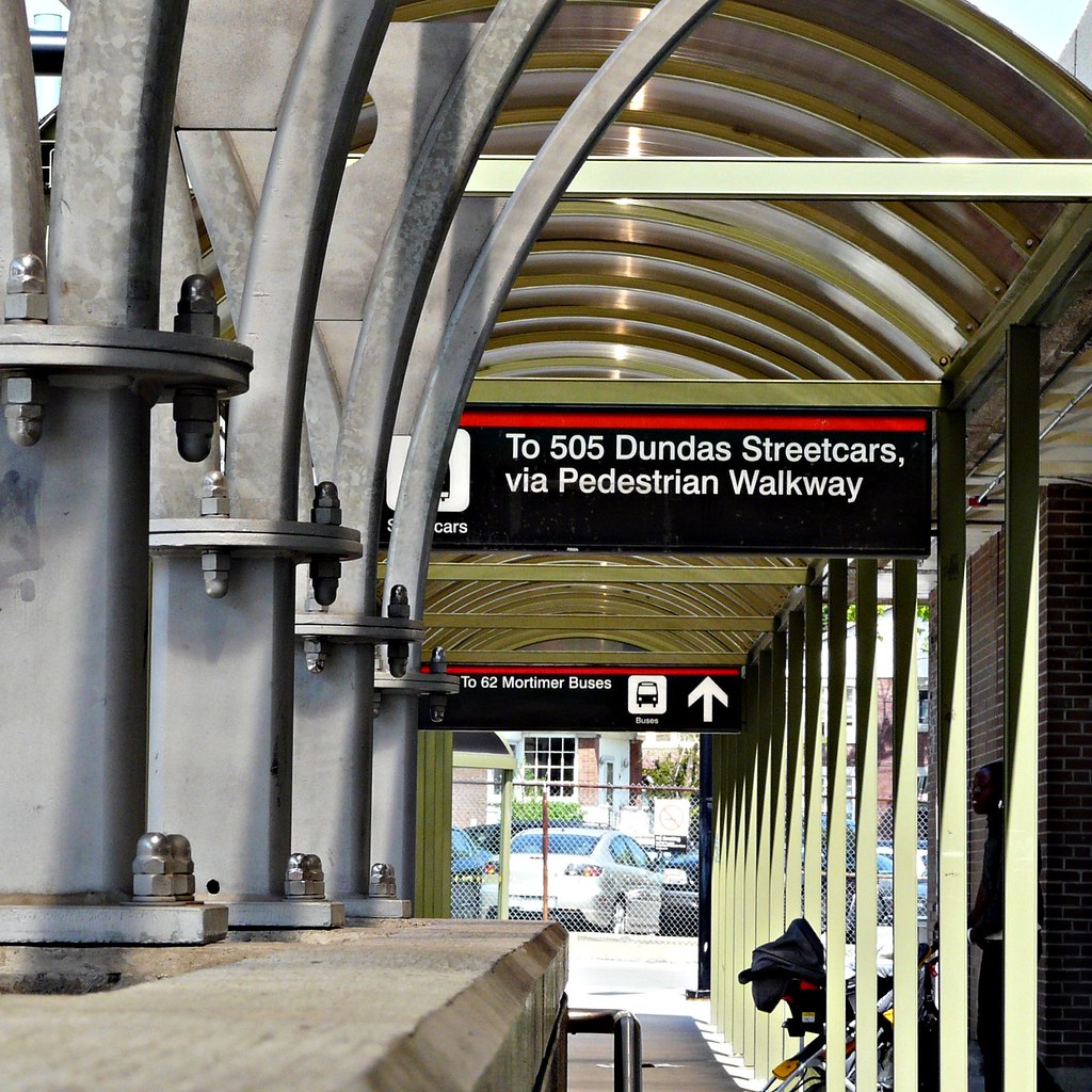 Broadview Station the bus and streetcar level at Broadview… Flickr