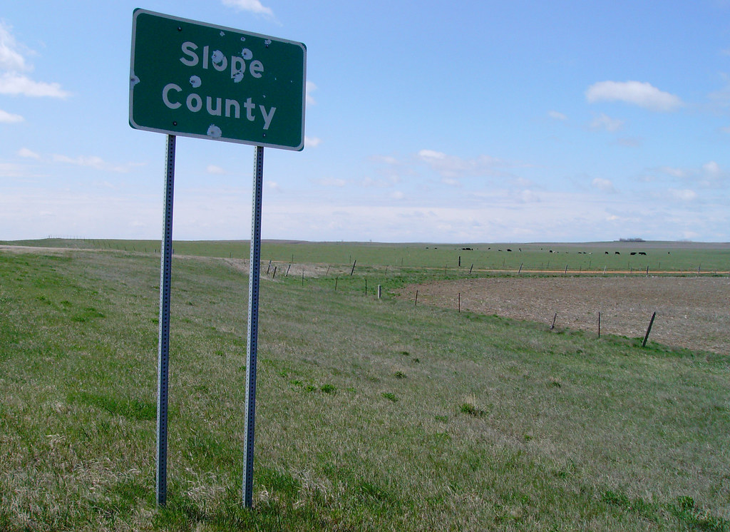 Slope County Sign (Slope County, North Dakota) As seen a t… Flickr
