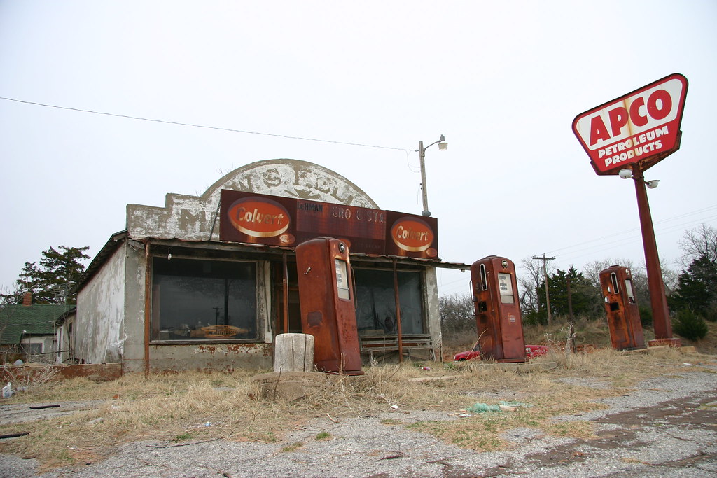 Cogar station An old station in Cogar, Oklahoma. The stati… Flickr