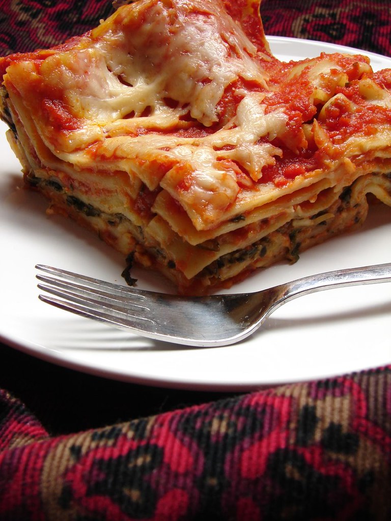 Lasagna Homemade spinach, veggie and feta cheese Lasagna … Flickr