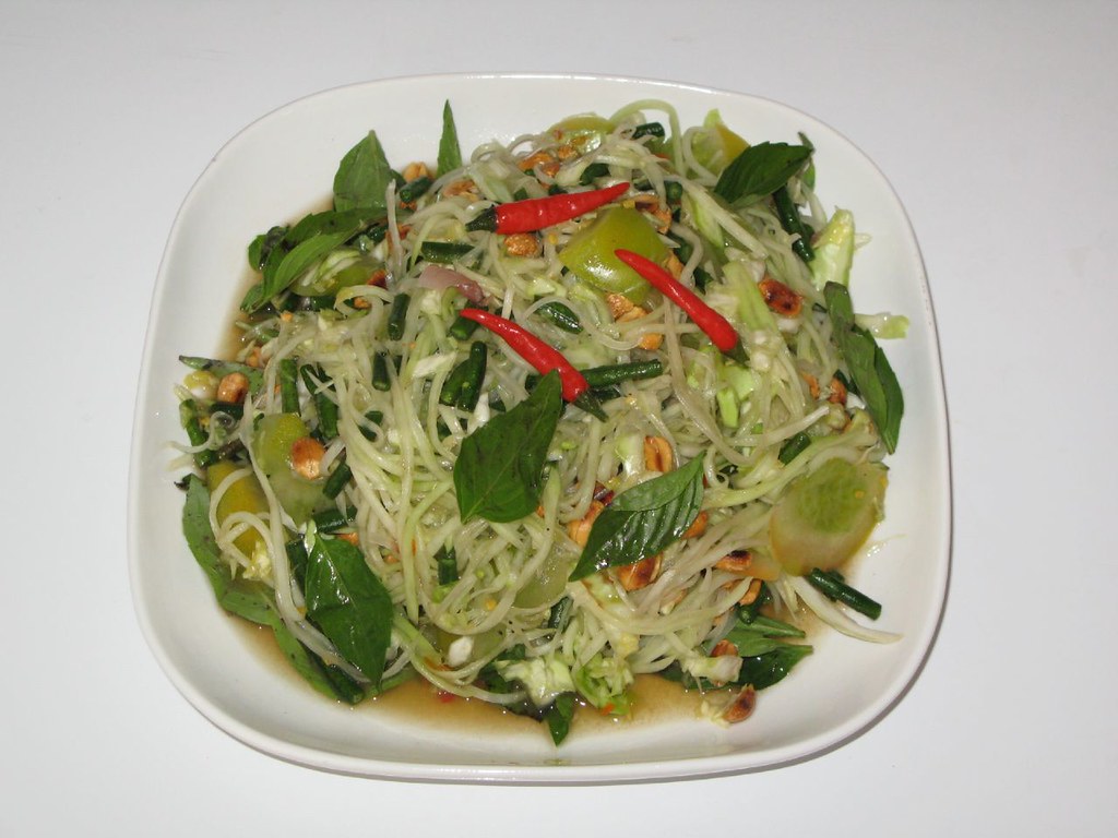 Papaya Salad Khmer Style Healthy Family Food ssour Flickr