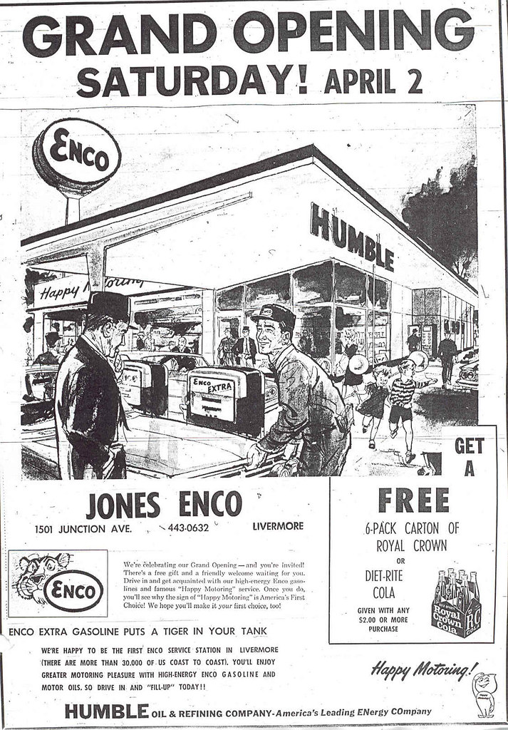enco Enco Gas Station located on Portola Ave. in Livermore… Flickr