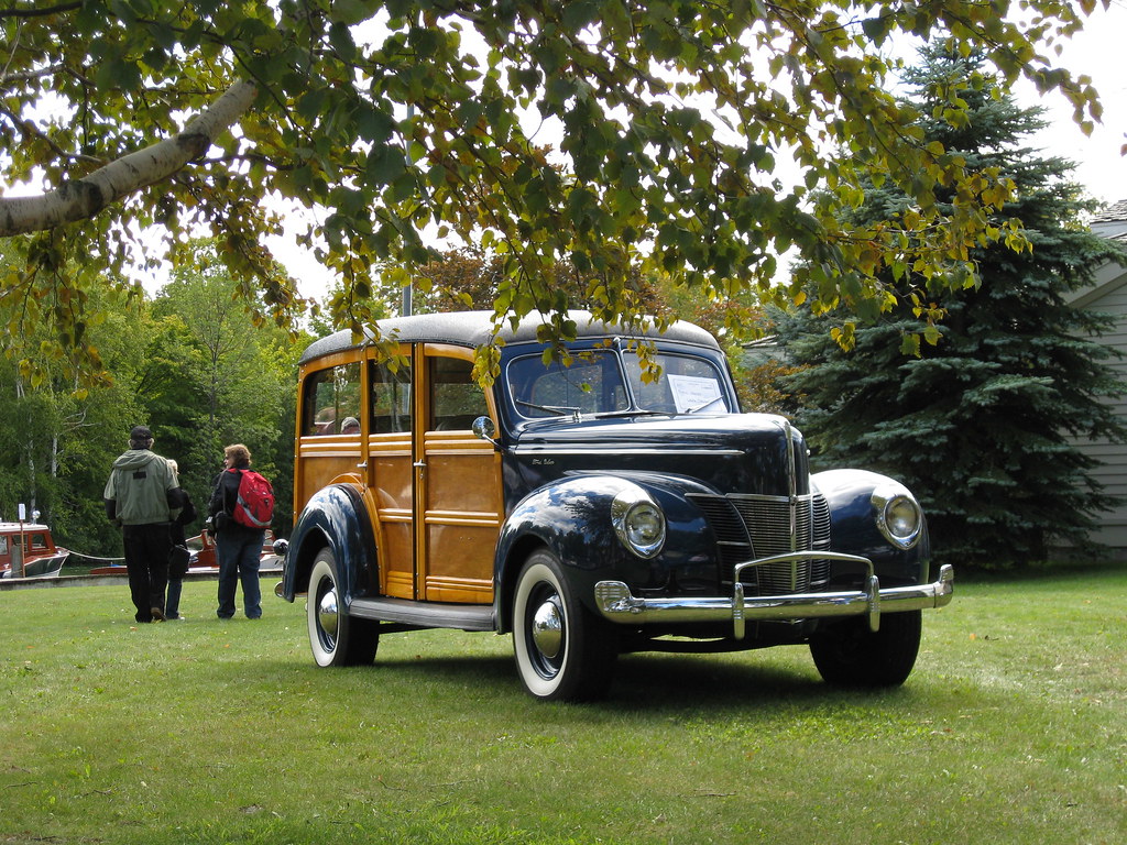 Leland Car show 001 Ford Woodie dennis_1961_junior Flickr