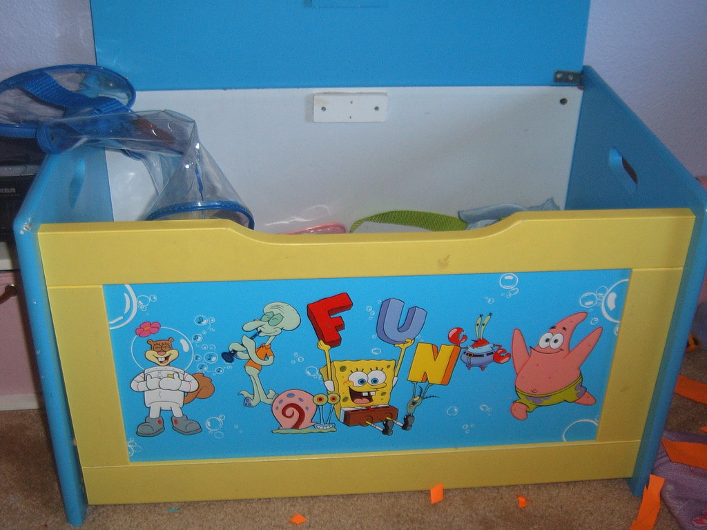 Spongebob Toybox A great place to store games, blankets, t… Flickr