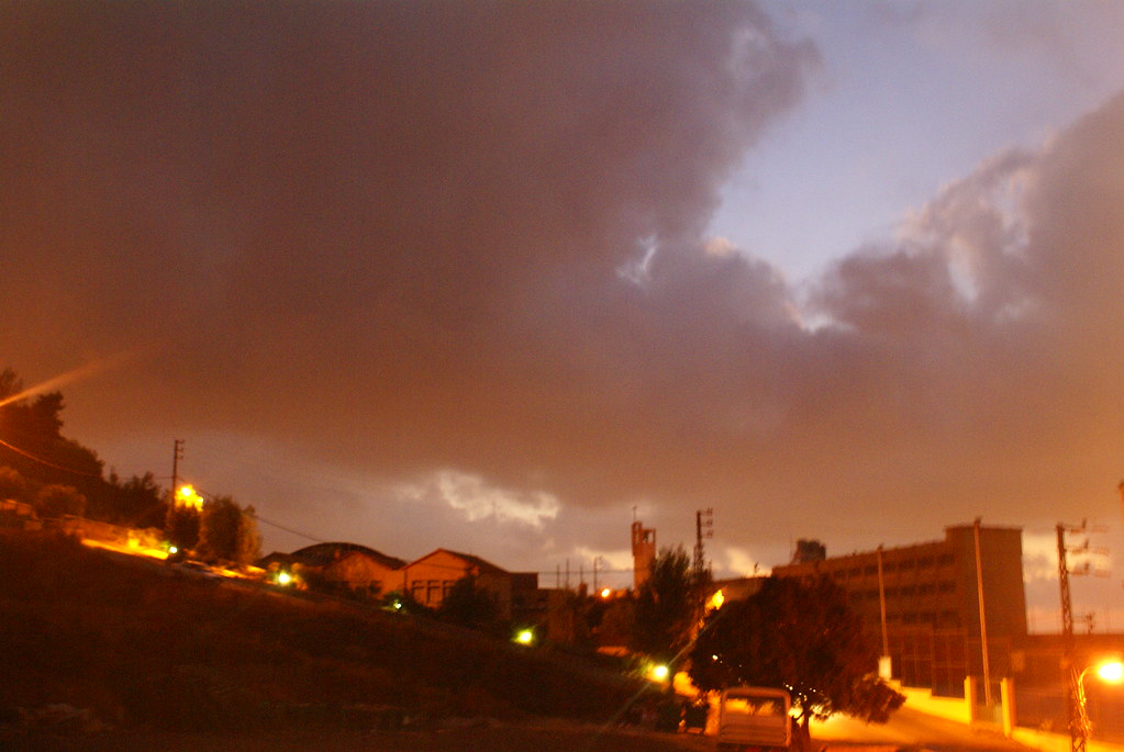 Sunset in Roumieh This is the sunset in Lebanon as seen fr… Flickr