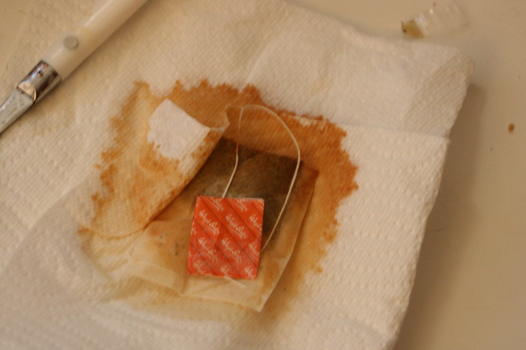 Day 28 Tea Bag Bleeds Out Quinn Dombrowski Flickr