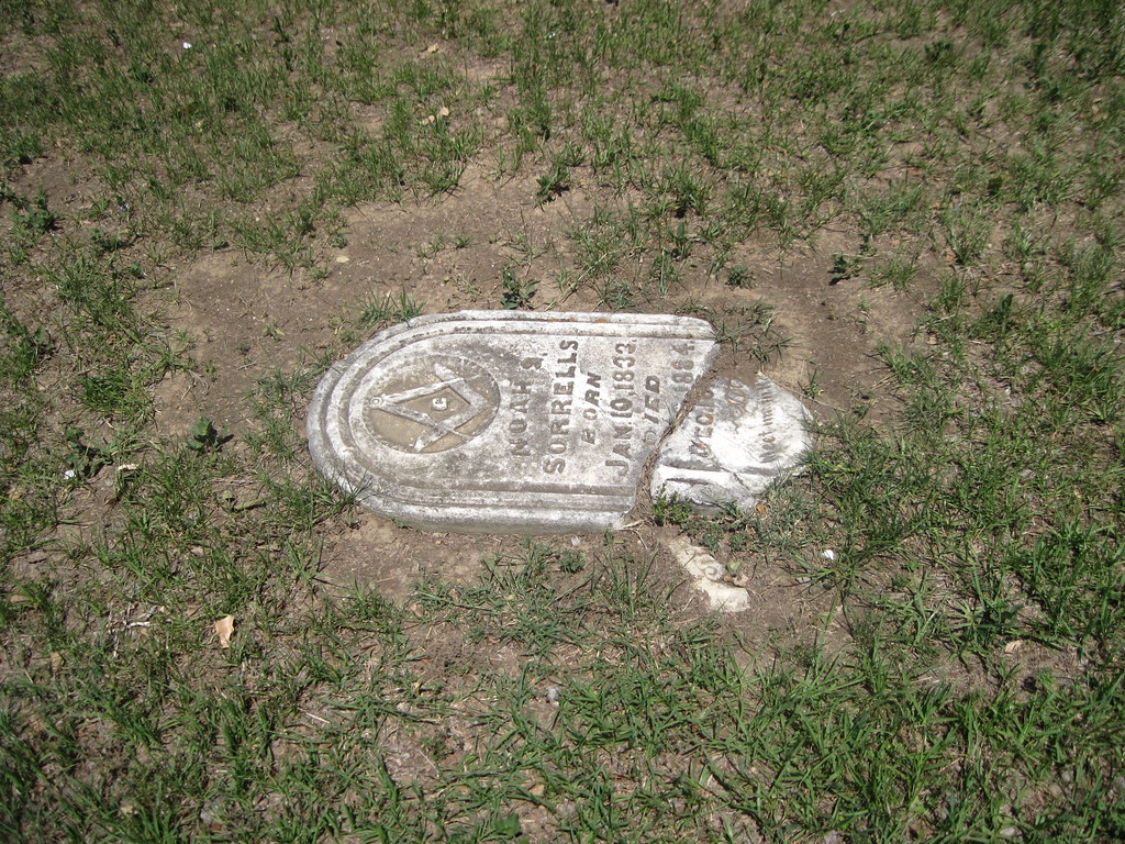 Fallen Grave In Lee Cemetery. Nicolas Henderson Flickr