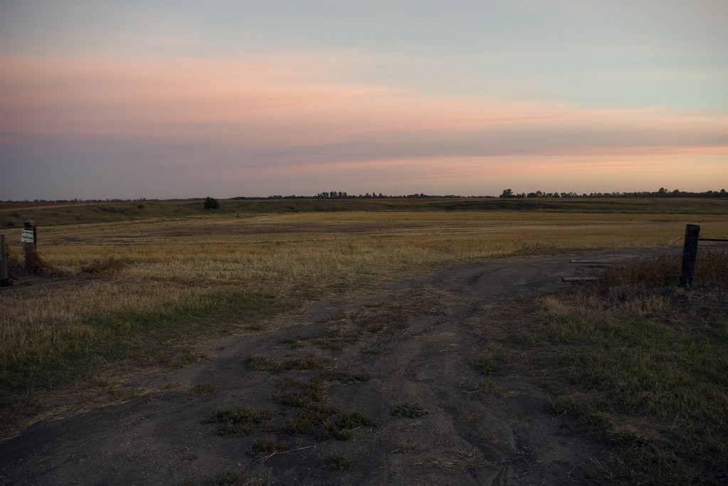 sunset outside Grand Forks ND Rockford Wolf Flickr
