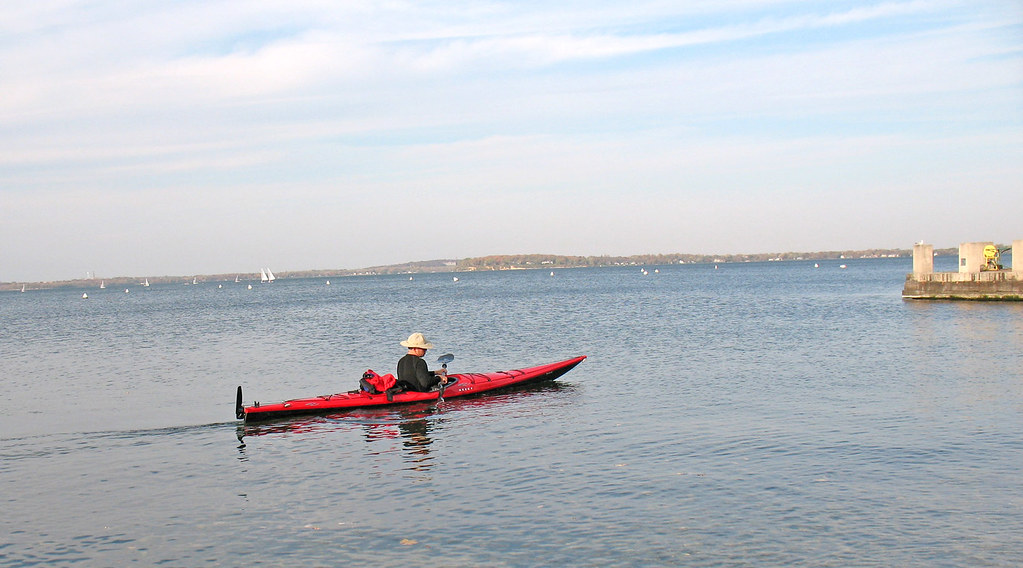 kayaking on Lake Mendota It was one of those beautiful Oct… Flickr
