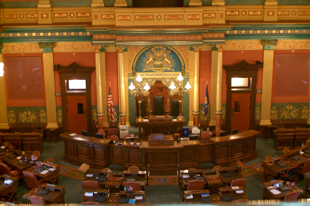 House Floor Michigan House of Representatives Floor. lincolnblues
