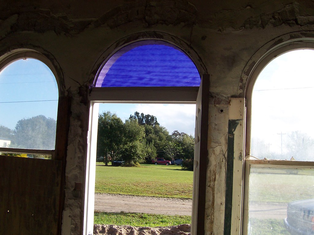 Kenansville Bank Interior looking out the side entrance Flickr