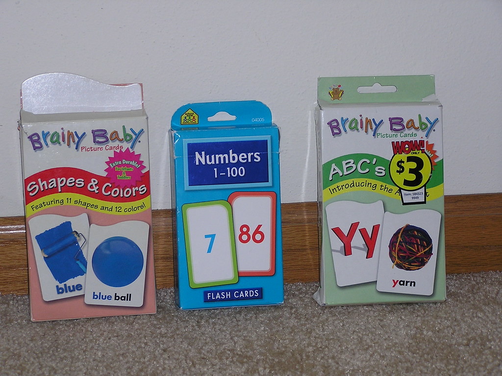 Flash Cards 5 Brainy Baby Shapes and Colors Brainy Baby… Flickr