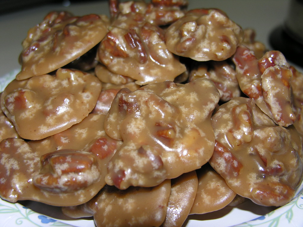 Pecan Praline Candy I made these tonight. They are not as … Flickr