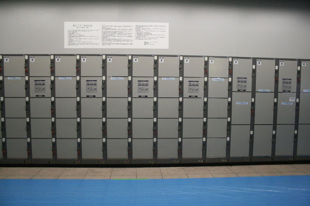 Storage lockers , Tokyo Taken in Tokyo, Japan, in 2007 Flickr