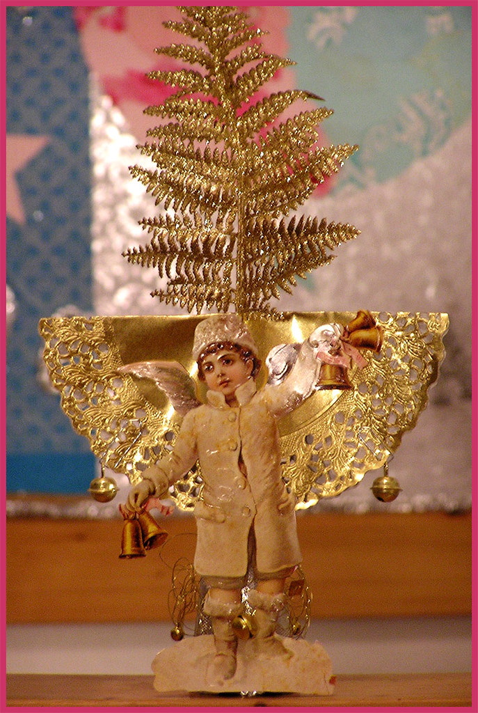 Vintage inspired Tree Topper Front side Foto taken with … Flickr