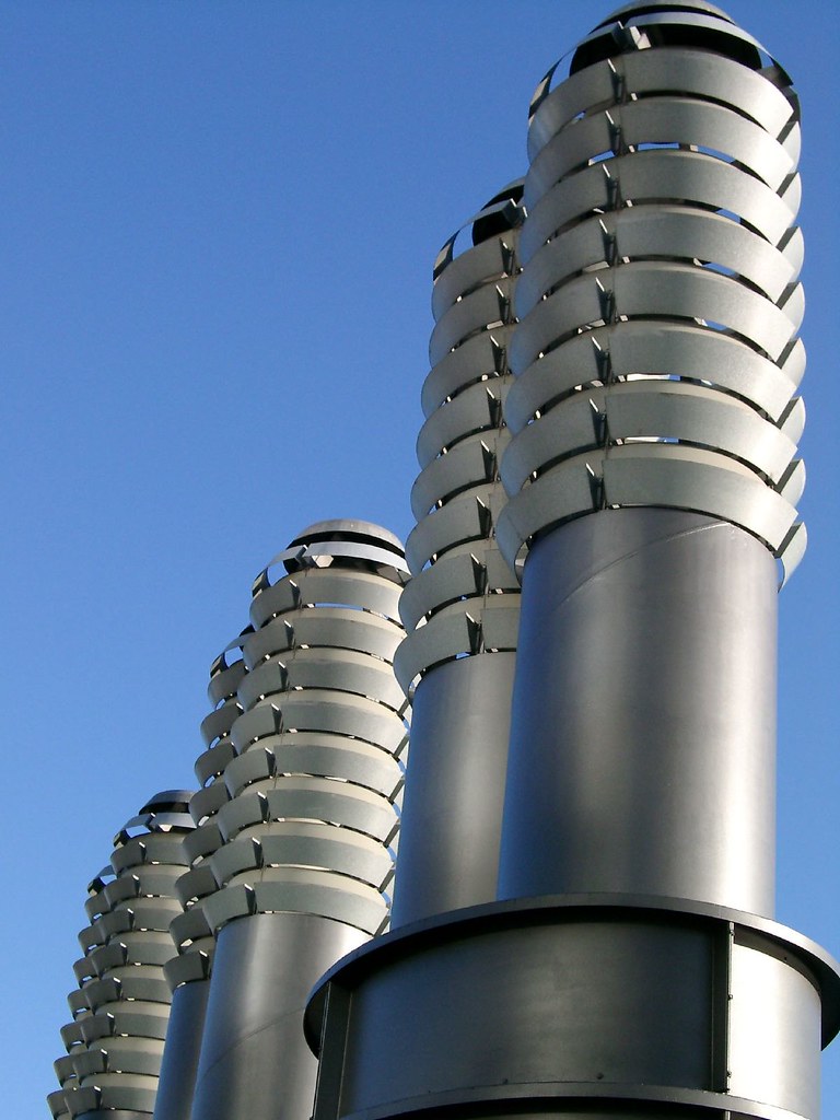 Air Vents Underground parking venting poles at Mediapark C… Flickr