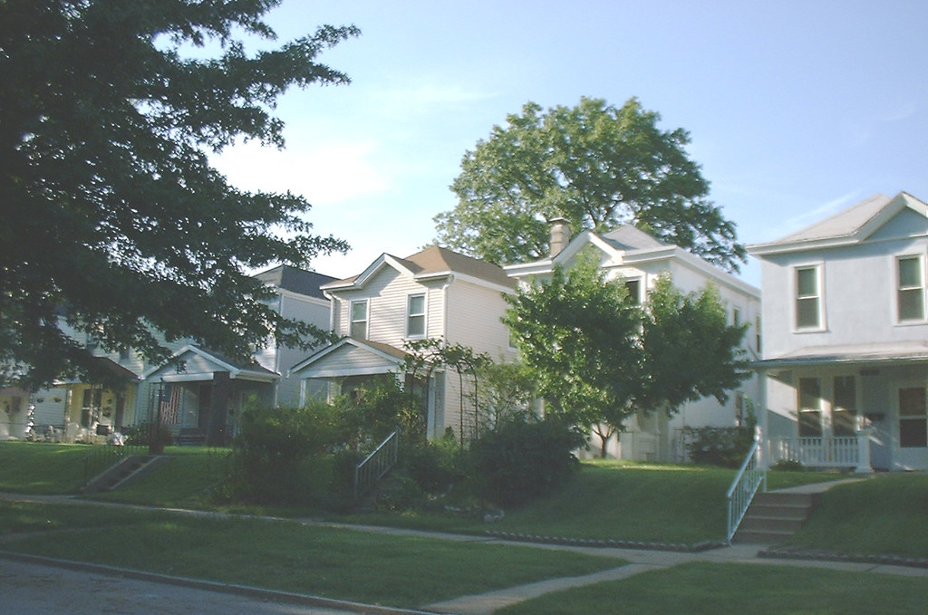 houses on Odell MBK (Marjie) Flickr