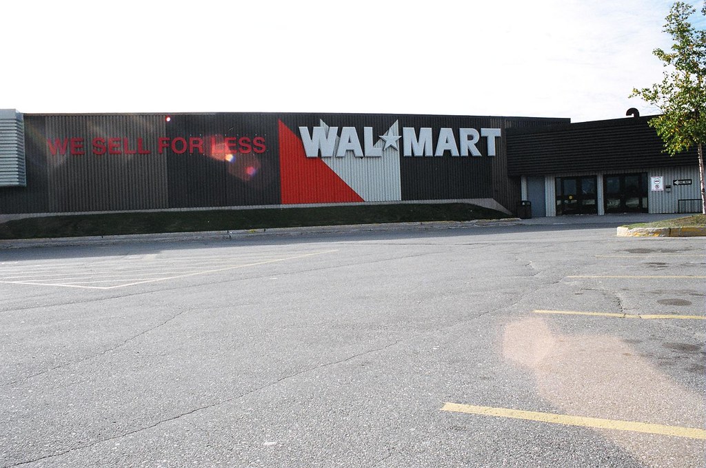 To Labrador City (small grouping of buildings) we go... Flickr