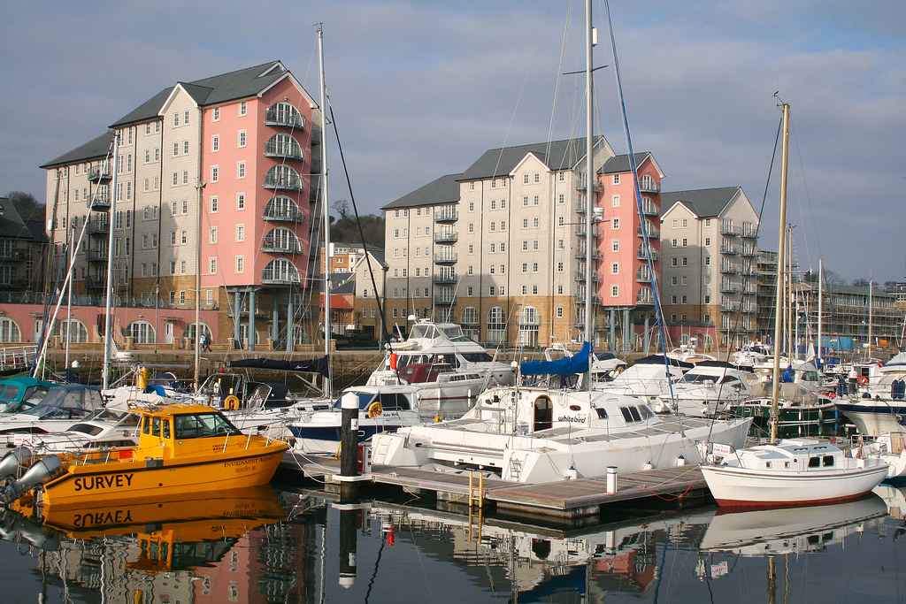 Portishead Marina Recent quayside developments at Portishe… Flickr