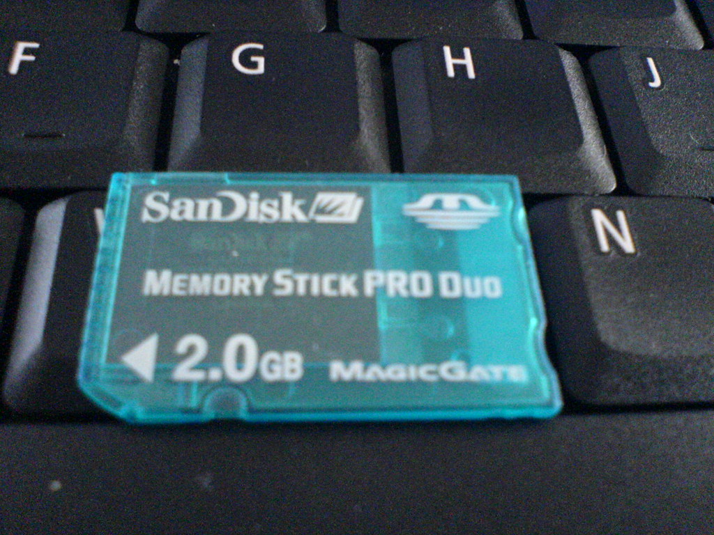 SanDisk Gaming Card Memory Stick Pro Duo Gaming 2GB DeclanTM Flickr