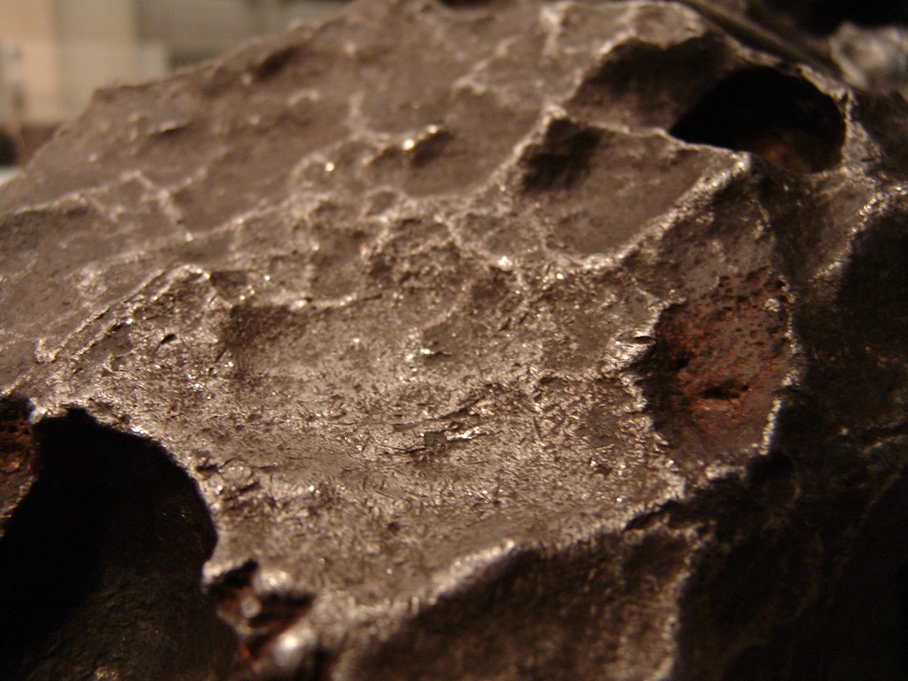 Meteorite A closer view of the meteorite. Cheryl Colan Flickr